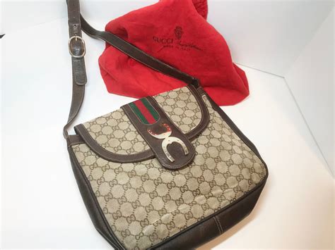 auth gucci signature foldtop chunkyclasp bag|authentic gucci purse.